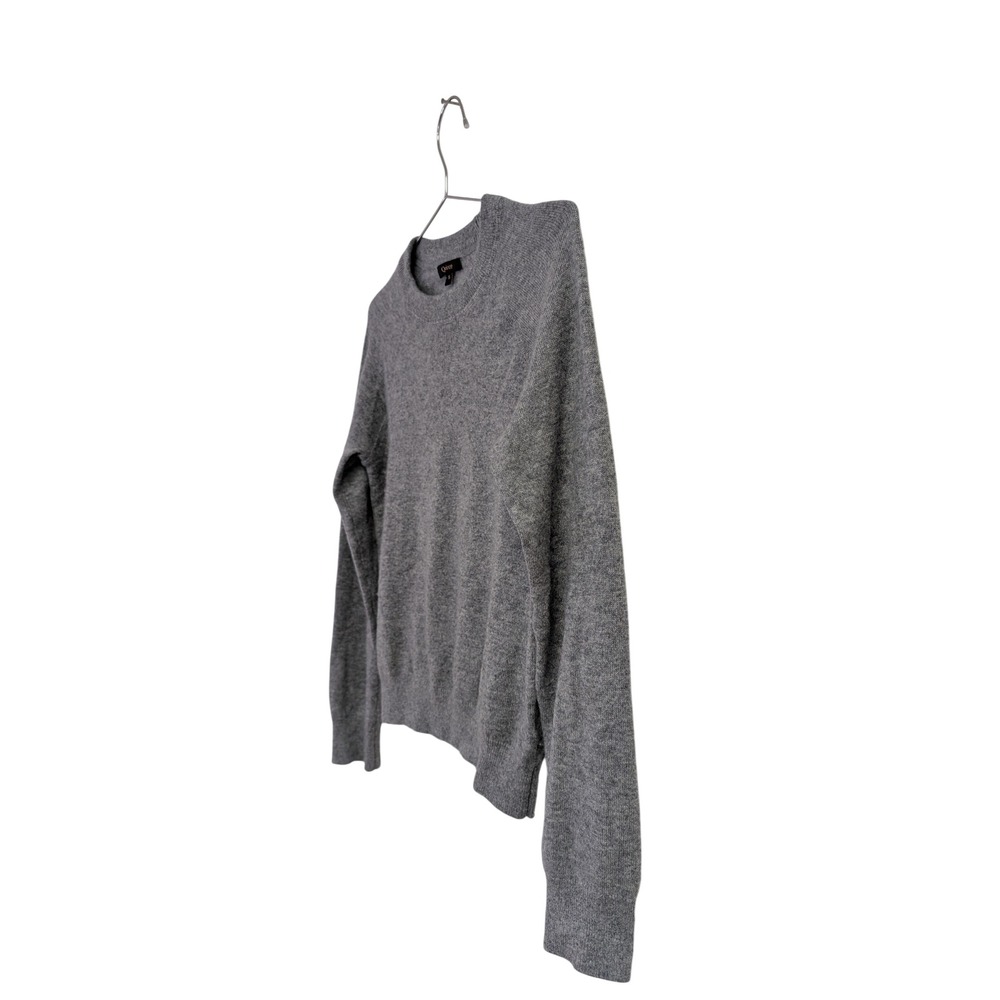 Quince Mongolian Cashmere Sweater Crew Neck Classic Quiet Luxury Heather Gray S - Picture 3 of 7